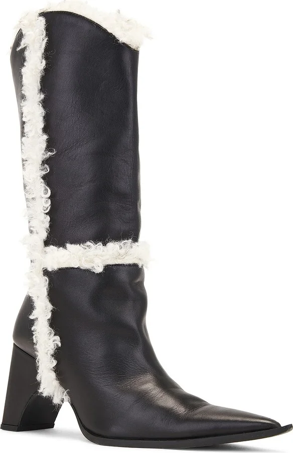 Coperni Bridge Cowboy Boot in Black - Image 2