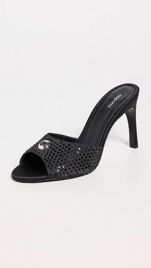 Coperni Crystal Embellished Logo Mules - Image 2