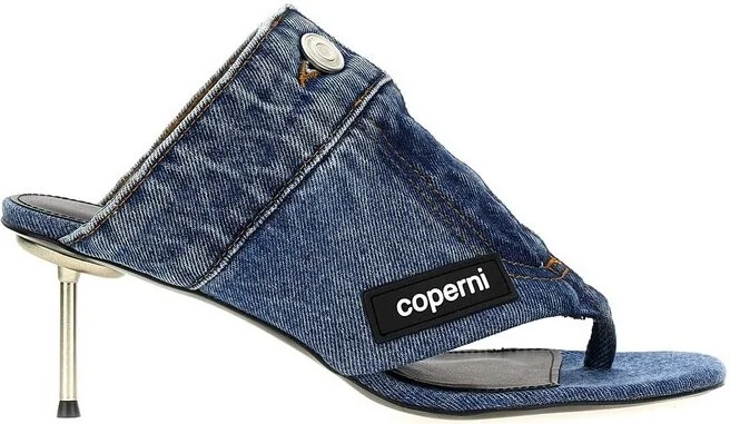 Coperni Denim Open Thong Sandals