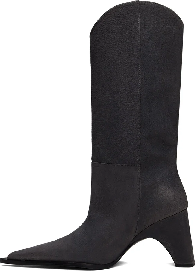 Coperni Gray Bridge Cowboy Boots - Image 3
