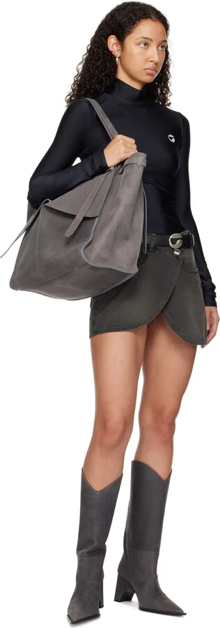 Coperni Gray Bridge Cowboy Boots - Image 5