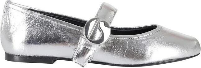 Coperni Metallic Ballerina Flat Shoes