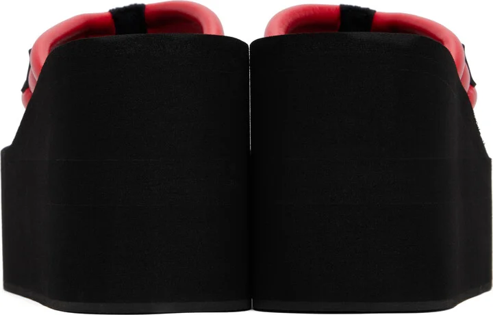 Coperni Red Wedge Heeled Sandals - Image 2