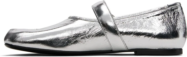 Coperni Silver Five-Toe Ballerina Belt Loafers - Image 3