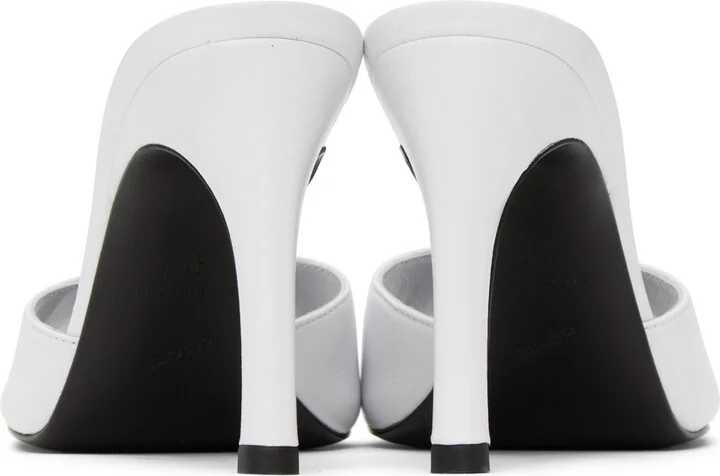 Coperni White Logo Mules - Image 2