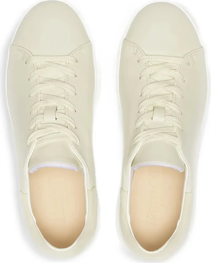 Cora leather lace-up sneakers - Image 4
