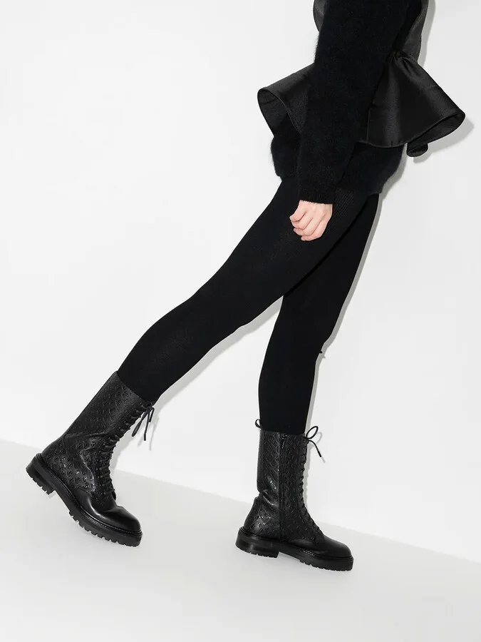 Cora logo-debossed boots - Image 3