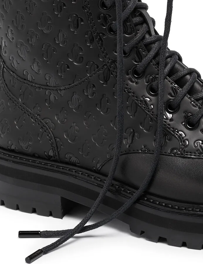 Cora logo-debossed boots - Image 4