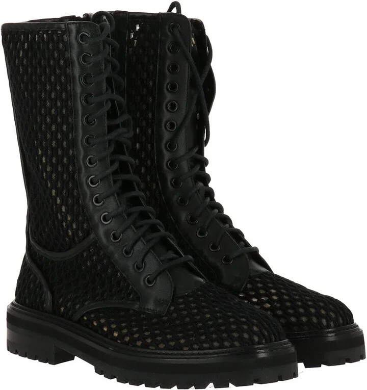 Cora Tall Woven Rope Boot