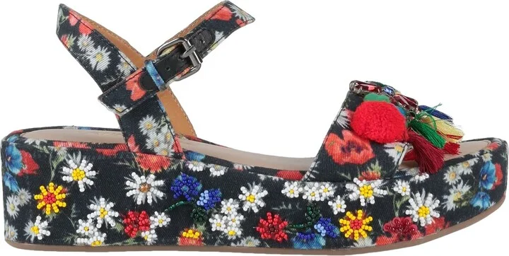 Coral Blue Woman Sandals - Image 3