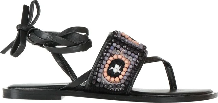 Coral Blue Woman Thong sandal - Image 3