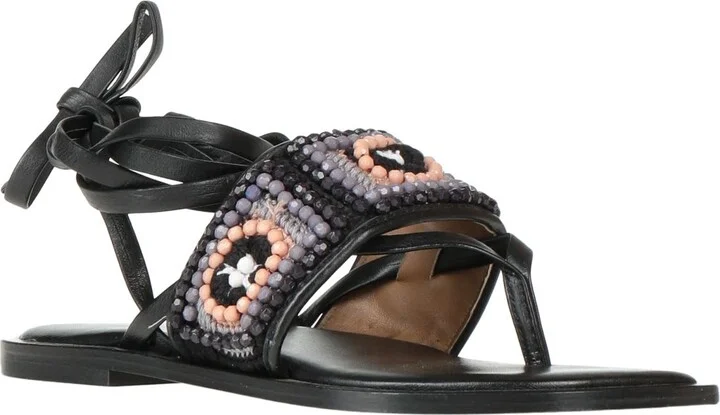 Coral Blue Woman Thong sandal - Image 4
