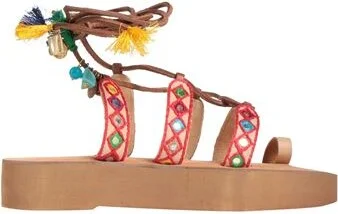 Coral Blue Woman Thong sandal