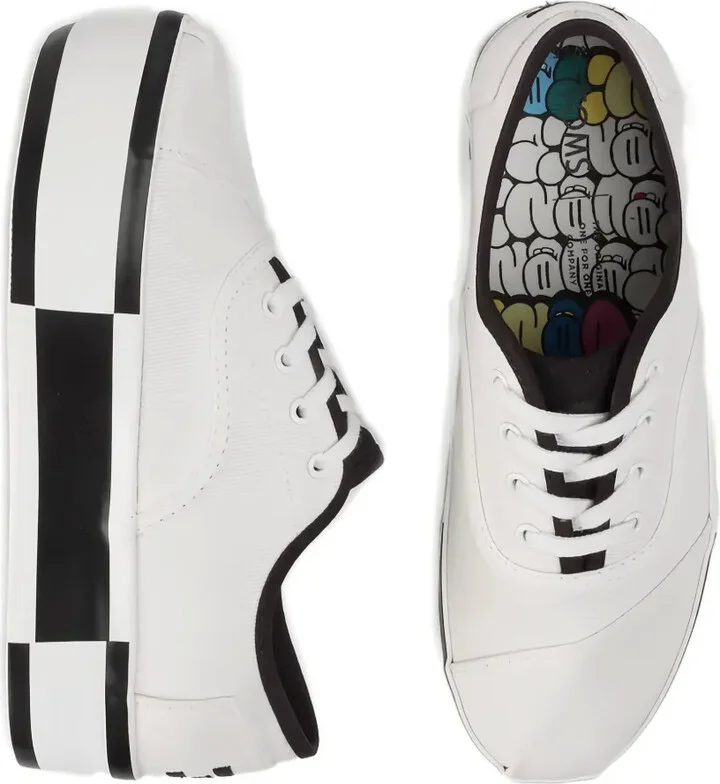 Cordones Boardwalk "White/Black" sneakers - Image 2
