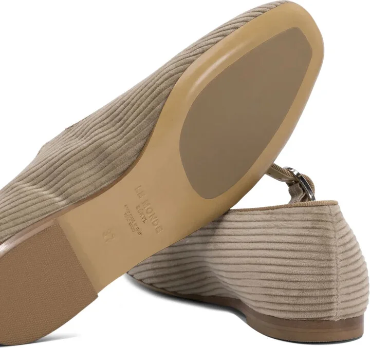 Corduroy Buckle Ballet Flats - Image 5