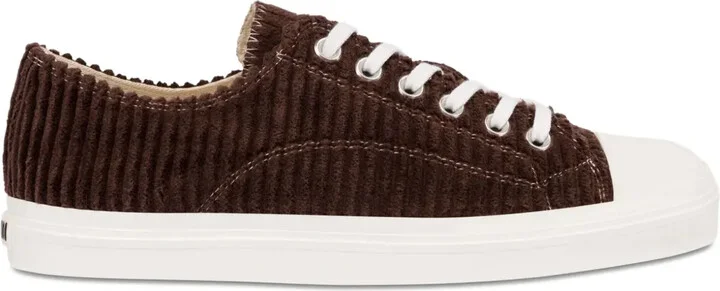 Corduroy Lace-Up Sneakers