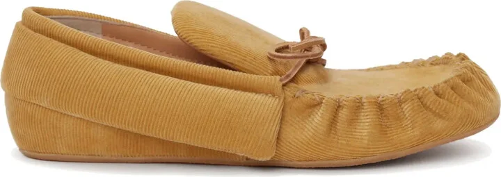 Corduroy Moccasin Loafers