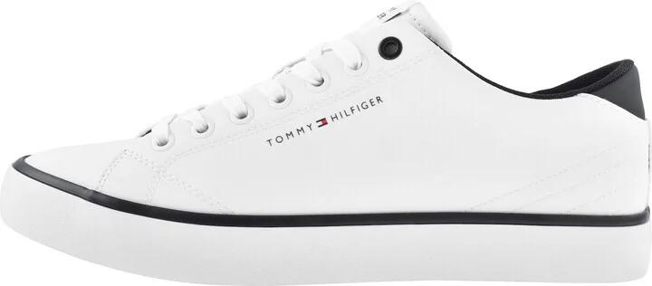 Core Leather Trainers White