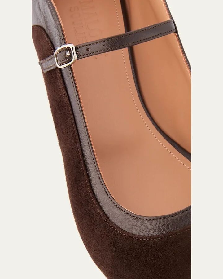 Corina Monoblock Pointed-Toe Ballerina Flats - Image 4