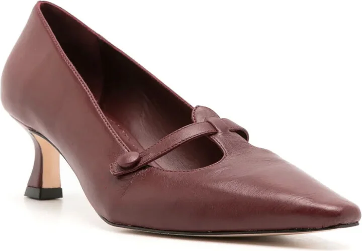 Corinne 45mm leather pumps - Image 2
