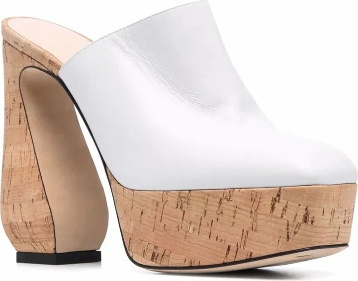 Cork Platform Mules - Image 2