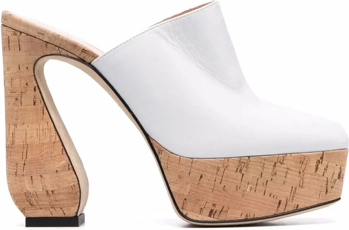 Cork Platform Mules