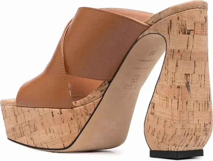 Cork Platform Open-Toe Sandals - Image 3