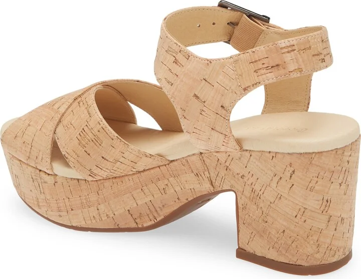 Cork Platform Sandal - Image 2