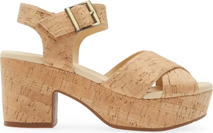 Cork Platform Sandal - Image 3