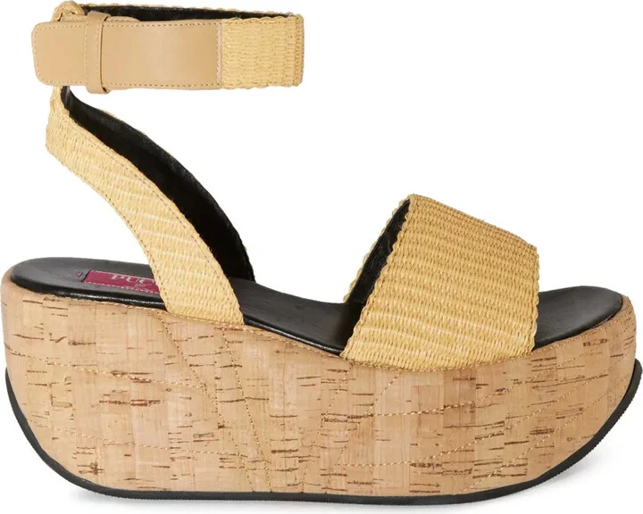 Cork Platform Sole Sandals