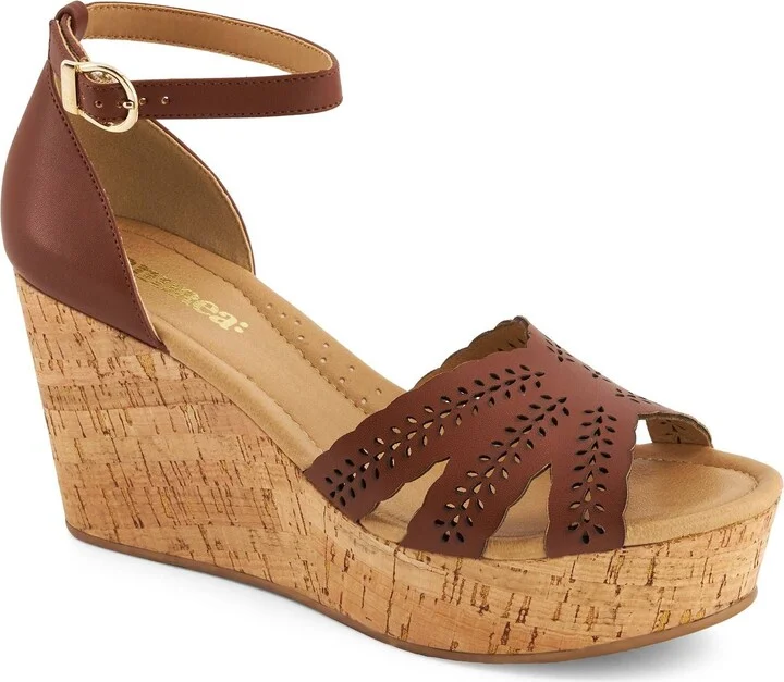 Cork Wedge Espadrilles