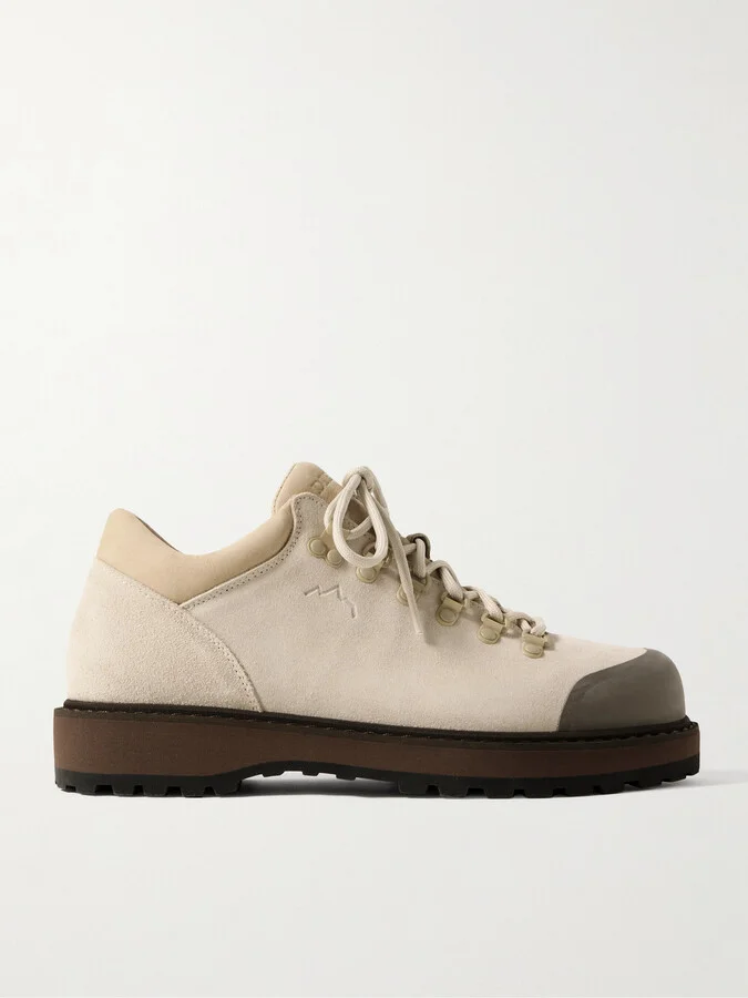 Cornaro Rubber-Trimmed Suede Sneakers