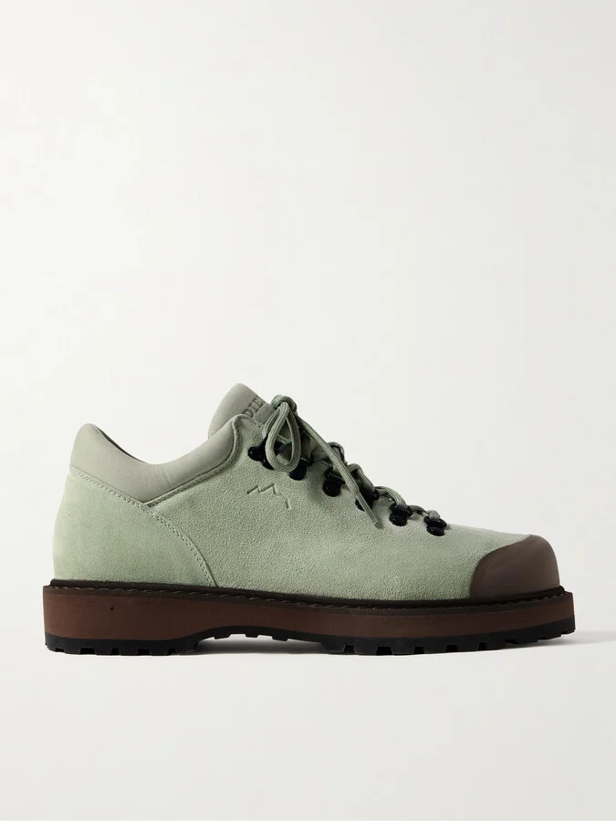 Cornaro Rubber-Trimmed Suede Sneakers