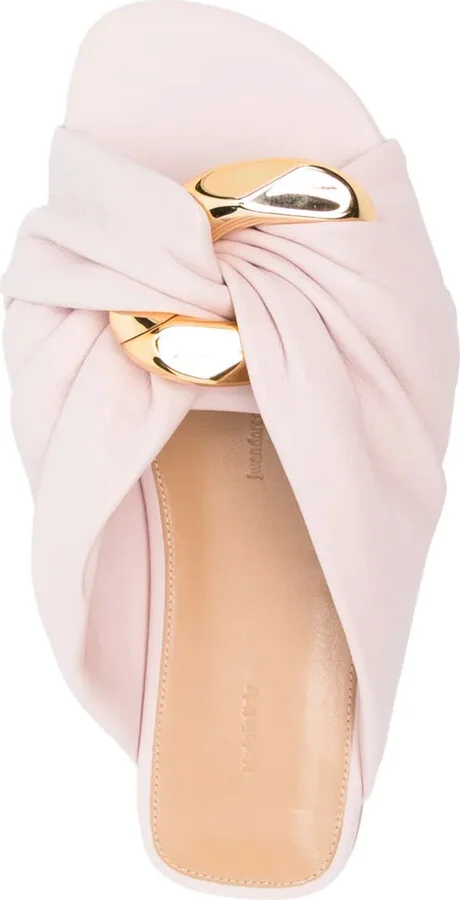 Corner leather sandals - Image 4