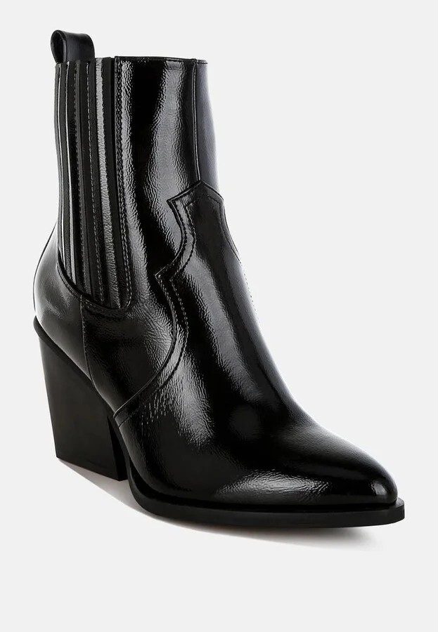 Cornus Snake Print Ankle Boots - Image 5