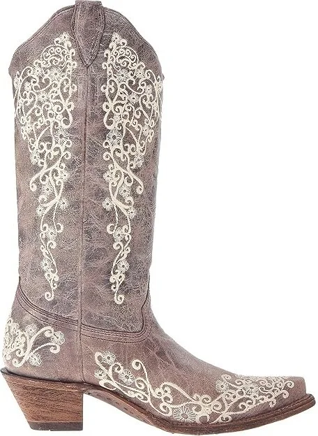 Corral Boots A1094 Women's Boots Brown/Crater Bone : 5 B - Medium, Leather - Image 8