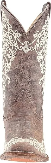 Corral Boots A2663 Women's Boots Brown/Crater Bone : 5.5 B - Medium, Leather - Image 6