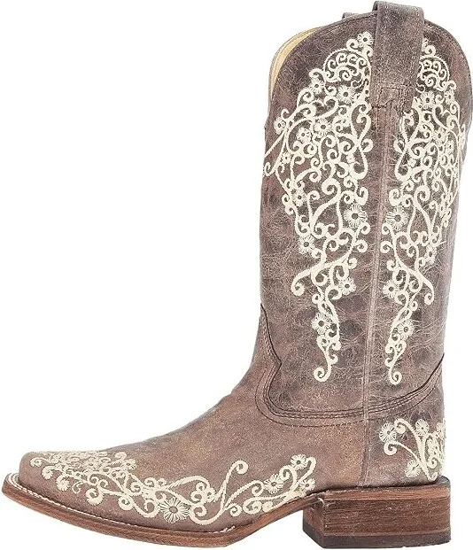 Corral Boots A2663 Women's Boots Brown/Crater Bone : 5.5 B - Medium, Leather - Image 7