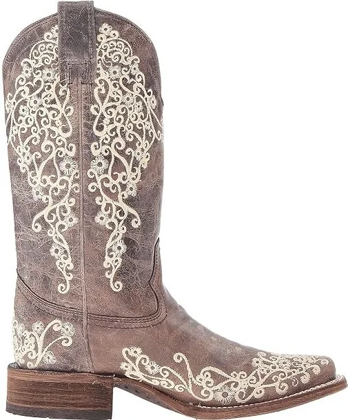 Corral Boots A2663 Women's Boots Brown/Crater Bone : 5.5 B - Medium, Leather - Image 8