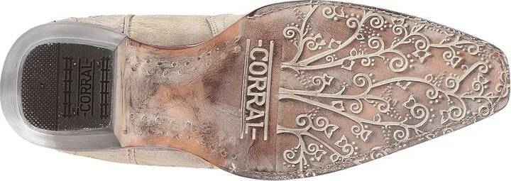 Corral Boots A3322 Cowboy Women's Boots White Glitter : 5 B - Medium, Leather - Image 4
