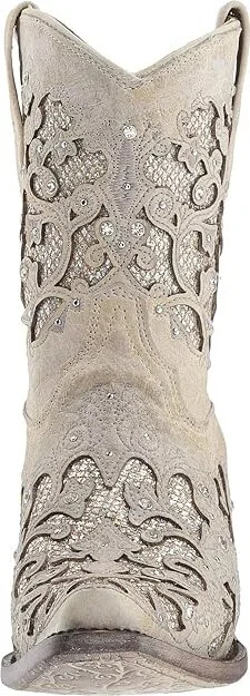 Corral Boots A3550 Women's Boots White Glitter : 7.5 B - Medium, Leather - Image 6