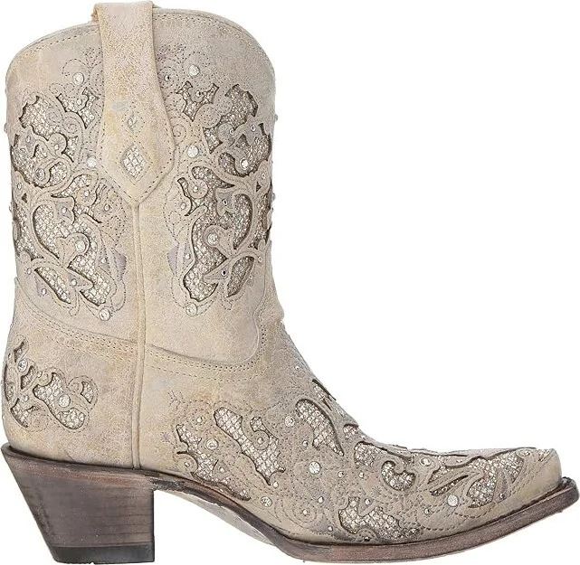 Corral Boots A3550 Women's Boots White Glitter : 7.5 B - Medium, Leather - Image 8
