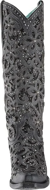 Corral Boots A3589 Cowboy Women's Boots Black : 5 B - Medium, Leather - Image 6