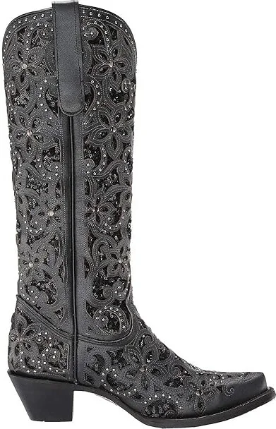 Corral Boots A3589 Cowboy Women's Boots Black : 5 B - Medium, Leather - Image 8