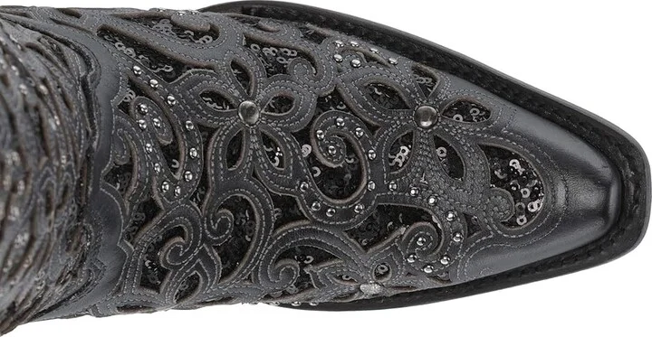 Corral Boots A3752 Women's Boots Black : 5.5 B - Medium, Leather - Image 3