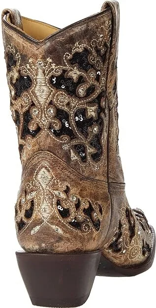 Corral Boots A4190 Cowboy Women's Boots Brown : 5 B - Medium, Leather - Image 4
