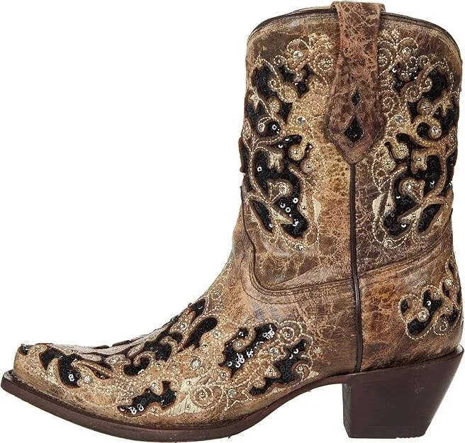Corral Boots A4190 Cowboy Women's Boots Brown : 5 B - Medium, Leather - Image 6