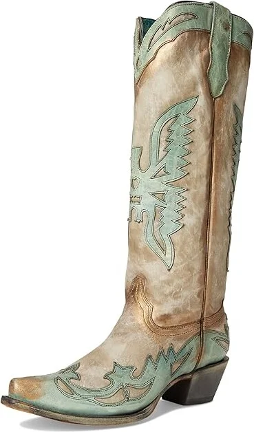 Corral Boots A4302 Cowboy Women's Boots Bone : 7 B - Medium, Leather - Image 5