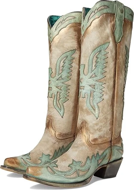 Corral Boots A4302 Cowboy Women's Boots Bone : 7 B - Medium, Leather