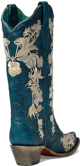 Corral Boots A4361 Women's Boots Navy Blue : 5 B - Medium, Leather - Image 4